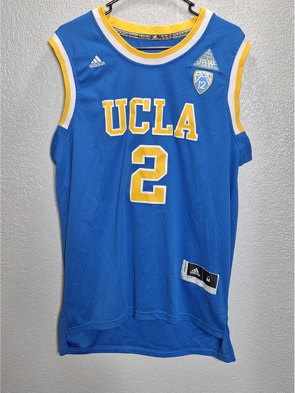 Adidas UCLA Bruins Lonzo Ball #2 Jersey Mens M Blue NCAA PAC 12 JRW Stitched